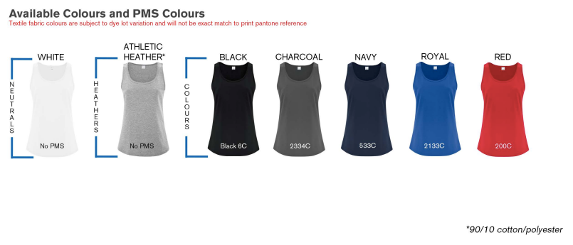 ATC™ EVERYDAY COTTON LADIES' TANK TOP. ATC1004L image 2
