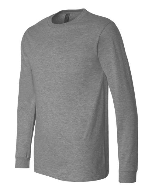 BELLA + CANVAS Heather CVC Long Sleeve Tee 3501CVC