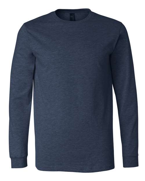 BELLA + CANVAS Heather CVC Long Sleeve Tee 3501CVC