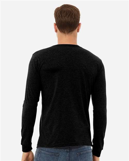 BELLA + CANVAS Heather CVC Long Sleeve Tee 3501CVC