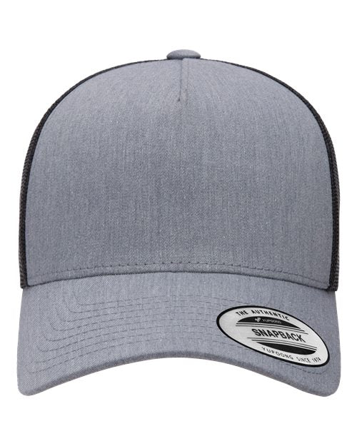 YP Classics Five-Panel Retro Trucker Cap 6506