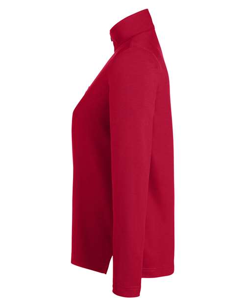 CORE365 Women's Fusion ChromaSoft™ Pique Quarter-Zip Pullover CE405W