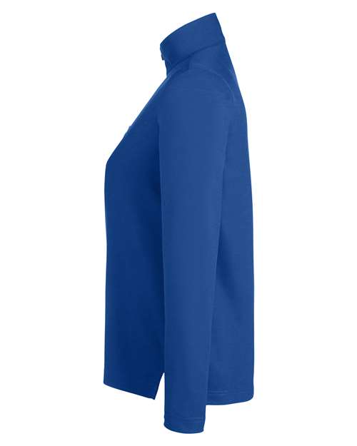 CORE365 Women's Fusion ChromaSoft™ Pique Quarter-Zip Pullover CE405W