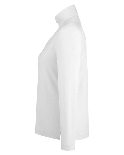 CORE365 Women's Fusion ChromaSoft™ Pique Quarter-Zip Pullover CE405W