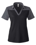 CORE365 Women's Fusion ChromaSoft™ Colorblock Polo CE112CW