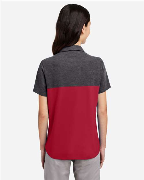 CORE365 Women's Fusion ChromaSoft™ Colorblock Polo CE112CW