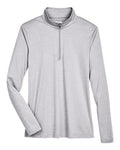 Team 365 Women's Zone Sonic Heather Performance Quarter-Zip Pullover TT31HW