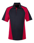 Harriton Men's Advantage Snag Protection Plus IL Colorblock Polo M385