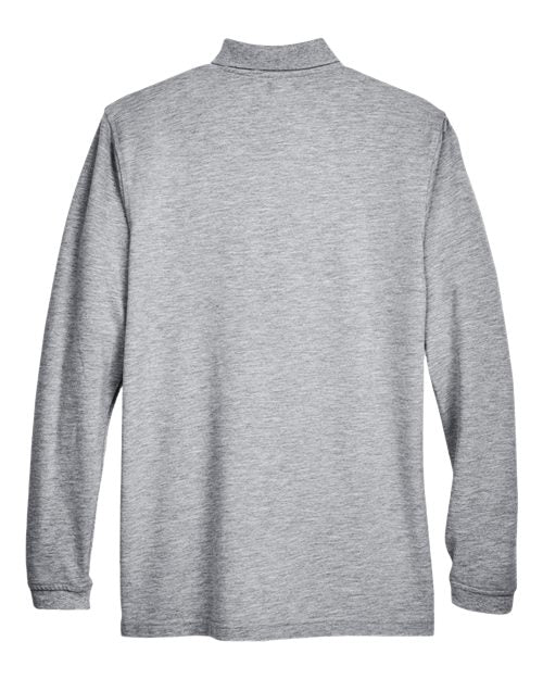Harriton Men's Easy Blend™ Long Sleeve Polo M265L