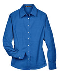 Harriton Women's Long Sleeve Oxford Dress Shirt M600W