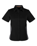 Harriton Women's Flash IL Colorblock Shirt M586W