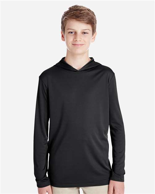 Team 365 Youth Zone Performance Hooded T-Shirt TT41Y