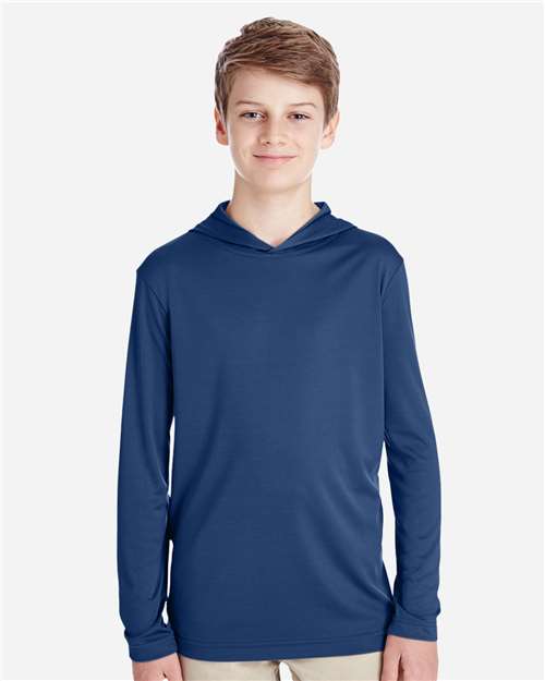 Team 365 Youth Zone Performance Hooded T-Shirt TT41Y