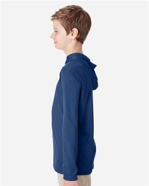 Team 365 Youth Zone Performance Hooded T-Shirt TT41Y