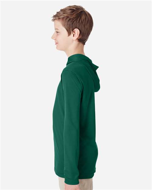 Team 365 Youth Zone Performance Hooded T-Shirt TT41Y