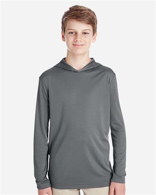 Team 365 Youth Zone Performance Hooded T-Shirt TT41Y
