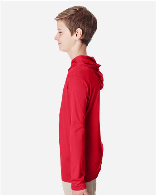 Team 365 Youth Zone Performance Hooded T-Shirt TT41Y