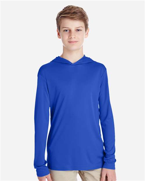 Team 365 Youth Zone Performance Hooded T-Shirt TT41Y