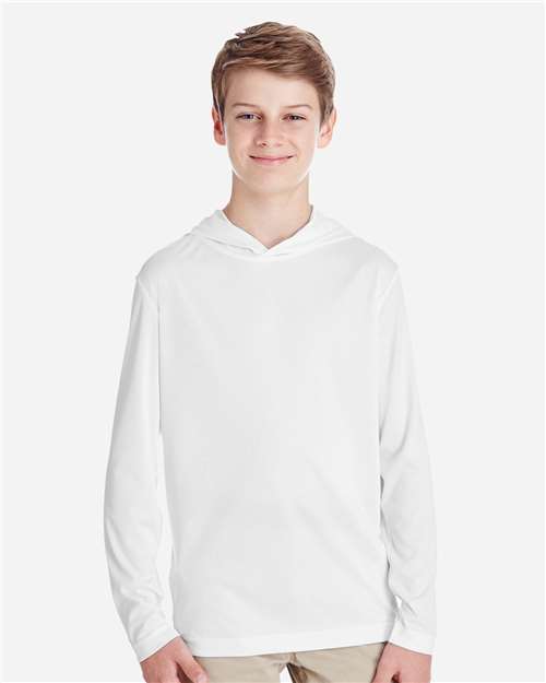 Team 365 Youth Zone Performance Hooded T-Shirt TT41Y