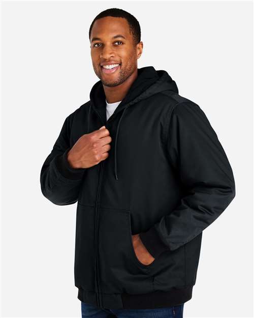 Harriton Unisex Tall ClimaBloc® Heavyweight Hooded Full-Zip Jacket M722T