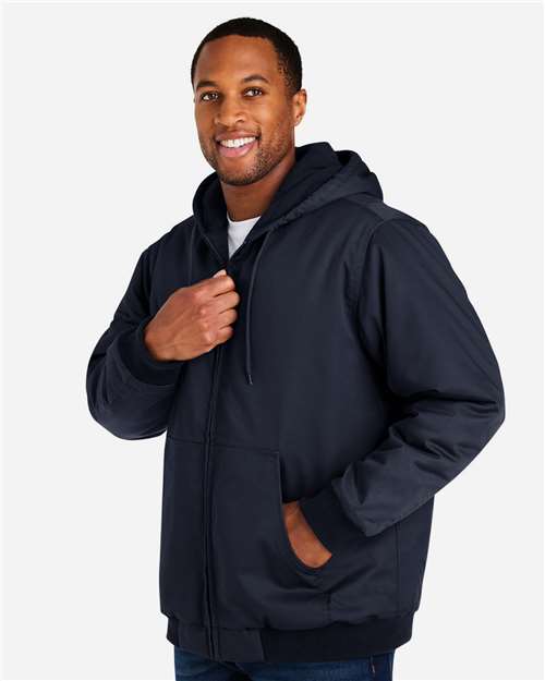 Harriton Unisex Tall ClimaBloc® Heavyweight Hooded Full-Zip Jacket M722T