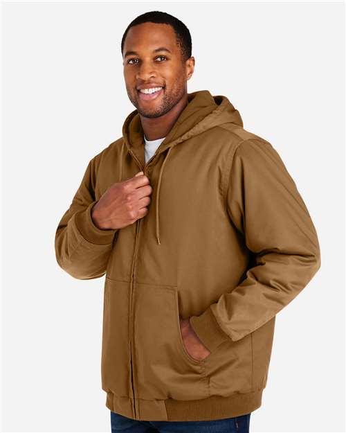Harriton Unisex ClimaBloc® Heavyweight Hooded Full-Zip Jacket M722