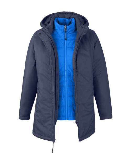 CORE365 Women's Inspire 3-in-1 Jacket with Insulated Liner CE725W