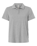 Team 365 Women's Relay Heathered Stripe Polo TT125W