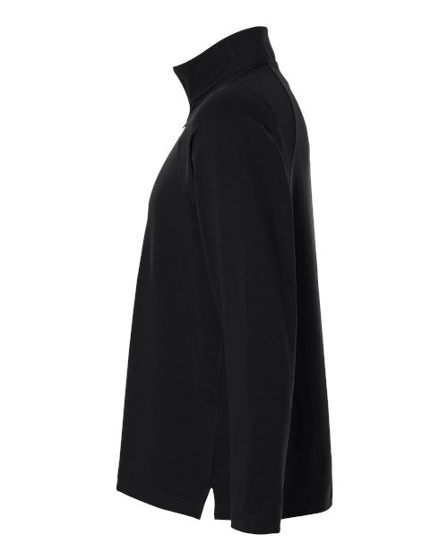 Devon & Jones Men's Seaton Pebble Textured Quarter-Zip Pullover DG402