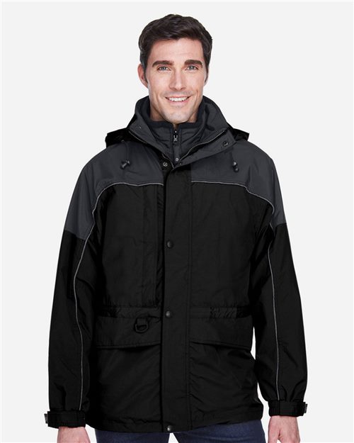 North End Men's 3-in-1 Two-Tone Parka 88006