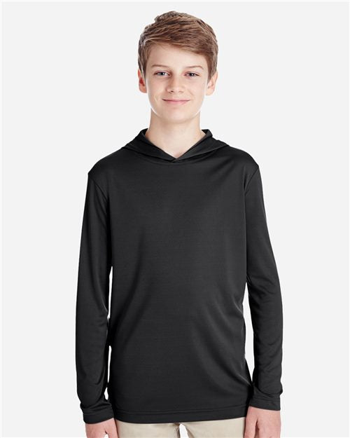 Team 365 Youth Zone Performance Hooded T-Shirt TT41Y