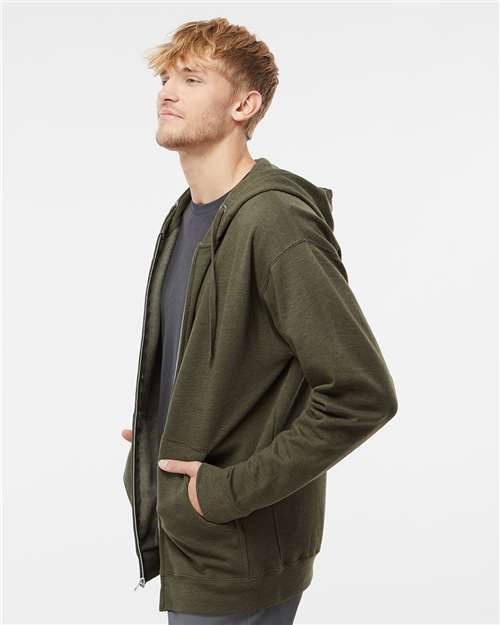 Independent Trading Co. Unisex Midweight Full-Zip Hooded Sweatshirt SS4500Z