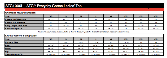 ATC™ EVERYDAY COTTON LADIES' TEE. ATC1000L image 3