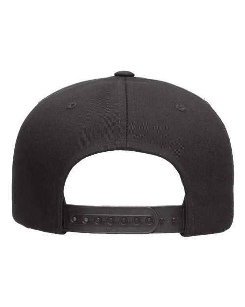 YP Classics Five-Panel Cotton Twill Snapback Cap 6007