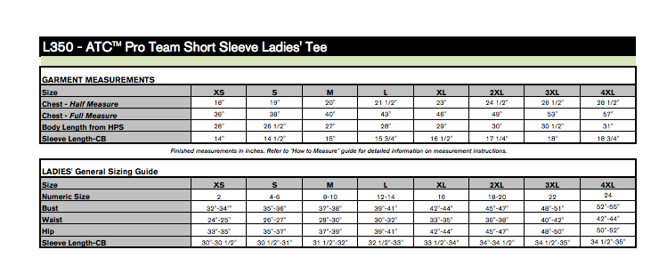 ATC™ PRO TEAM SHORT SLEEVE LADIES' TEE. L350 image 3