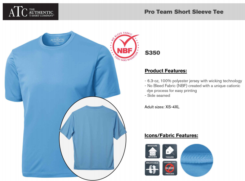 ATC™ PRO TEAM SHORT SLEEVE TEE. S350 image 1