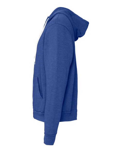 BELLA + CANVAS Unisex Sponge Fleece Full-Zip Hoodie Sweatshirt 3739