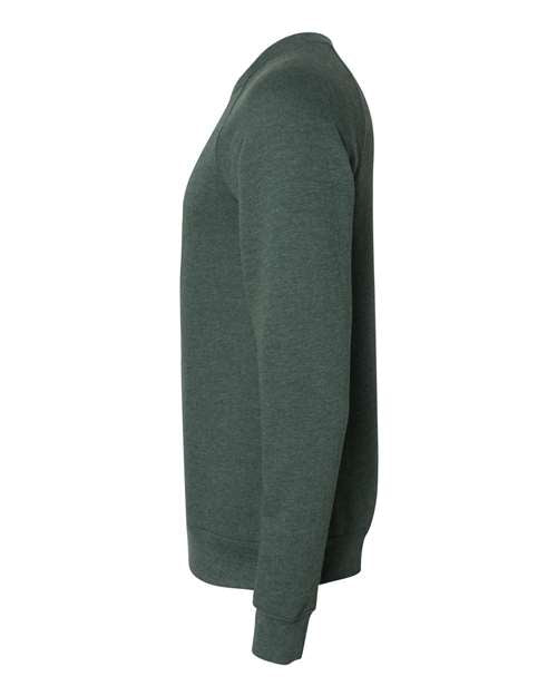 BELLA + CANVAS Unisex Sponge Fleece Raglan Crewneck Sweatshirt 3901