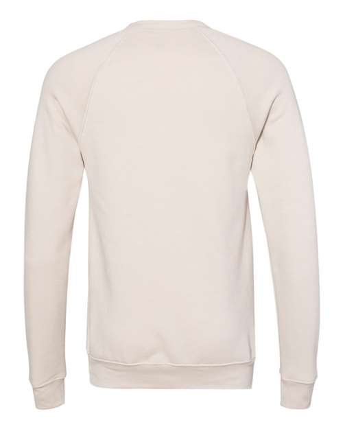 BELLA + CANVAS Unisex Sponge Fleece Raglan Crewneck Sweatshirt 3901