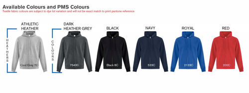 ATC™ EVERYDAY FLEECE FULL ZIP HOODED SWEATSHIRT. ATCF2600 image 1
