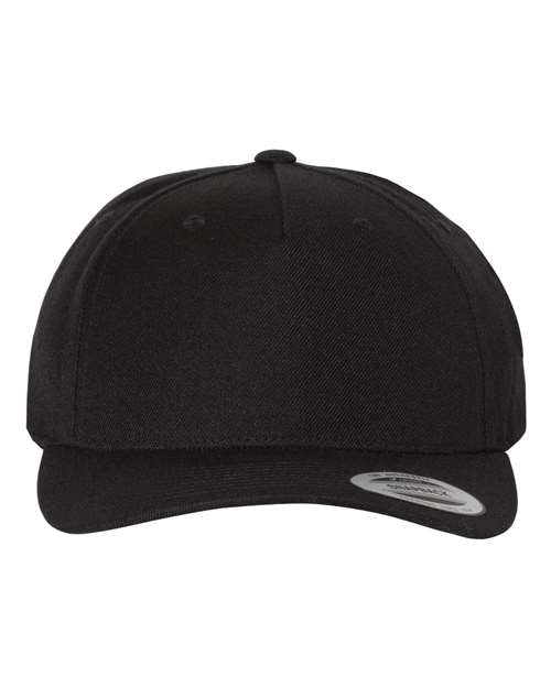 YP Classics Premium Five-Panel Curved Bill Snapback Cap 5789M