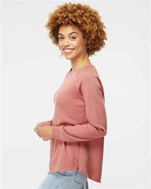 Independent Trading Co. Women's California Wave Wash Crewneck Sweatshirt PRM2000