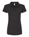 M&O Women's Ringspun Pique Polo 7600