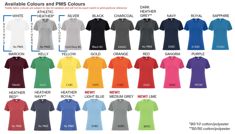 ATC™ EVERYDAY COTTON LADIES' TEE. ATC1000L image 2