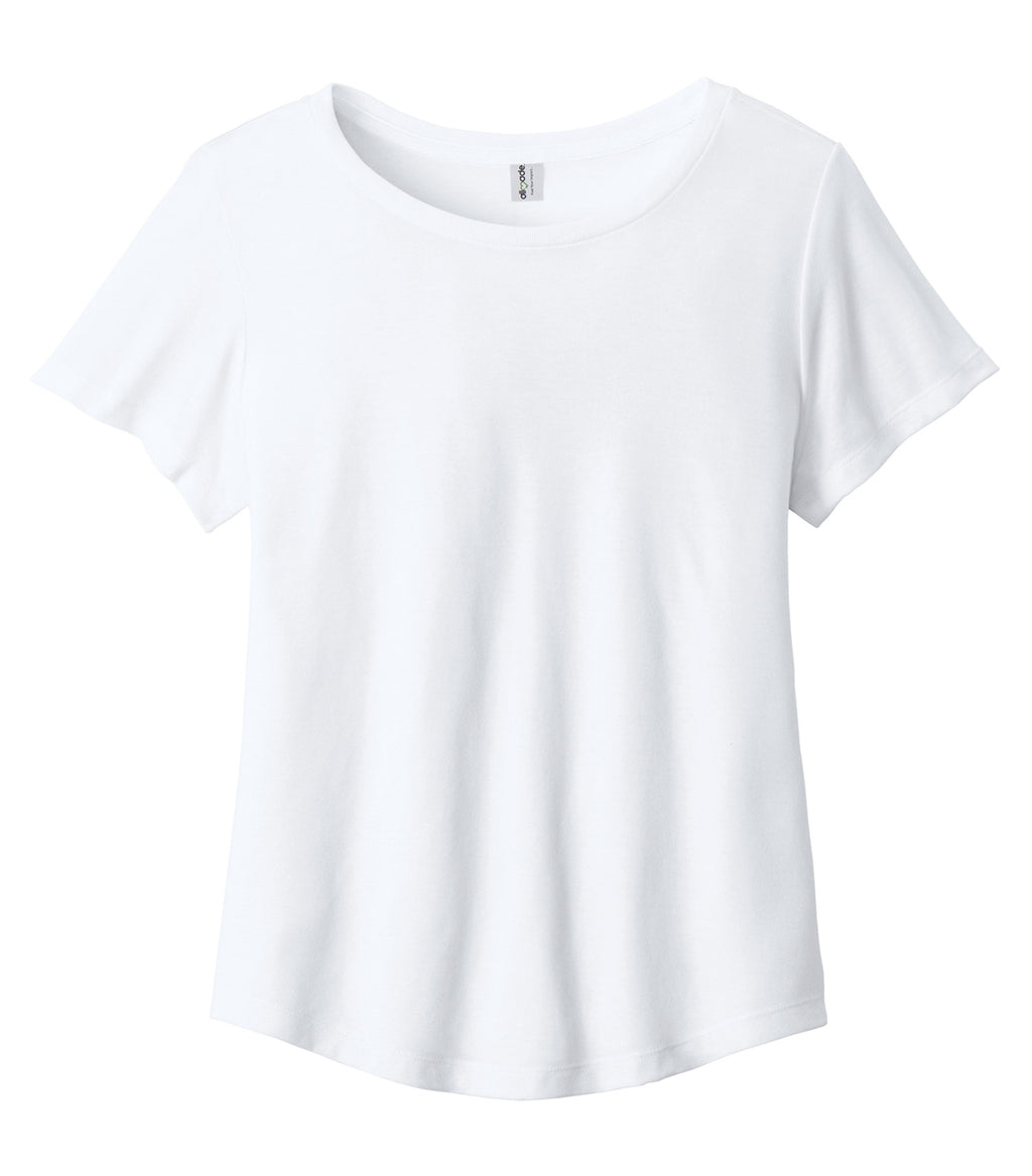 ALLMADE&reg; WOMEN'S RELAXED TRI-BLEND SCOOP NECK TEE
