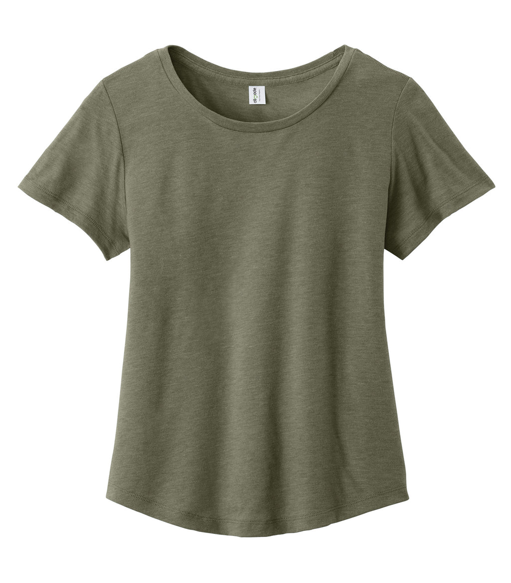 ALLMADE&reg; WOMEN'S RELAXED TRI-BLEND SCOOP NECK TEE