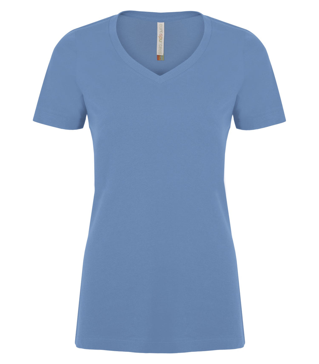 ATC™ EUROSPUN® RING SPUN V-NECK LADIES' TEE