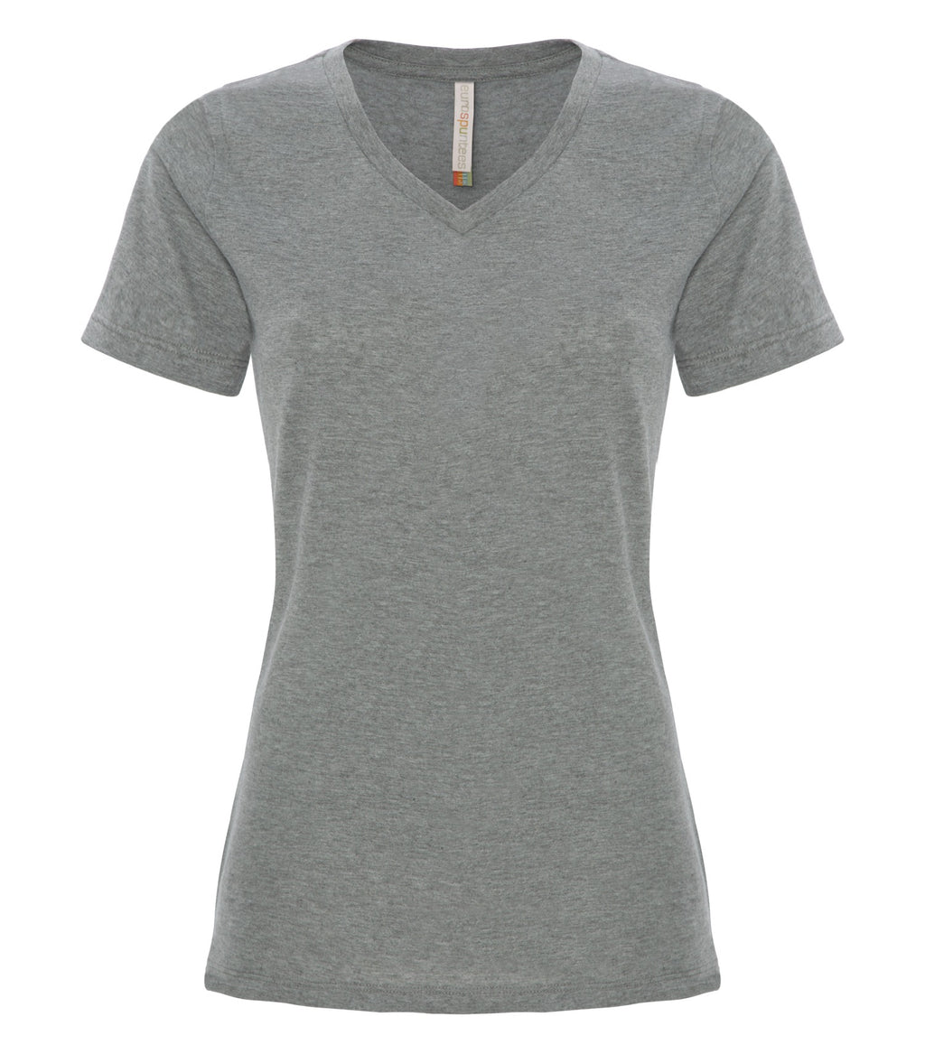 ATC™ EUROSPUN® RING SPUN V-NECK LADIES' TEE