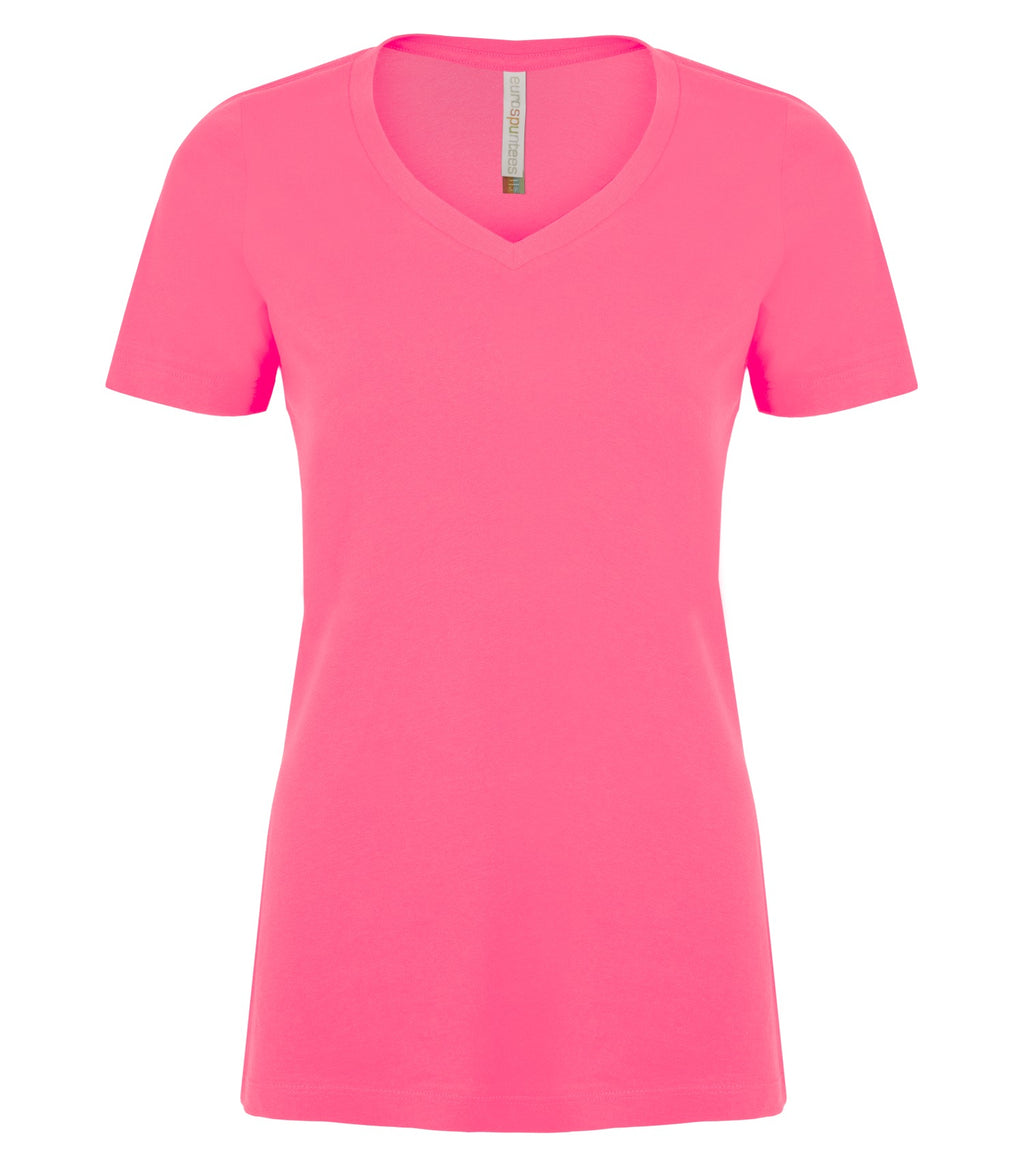 ATC™ EUROSPUN® RING SPUN V-NECK LADIES' TEE