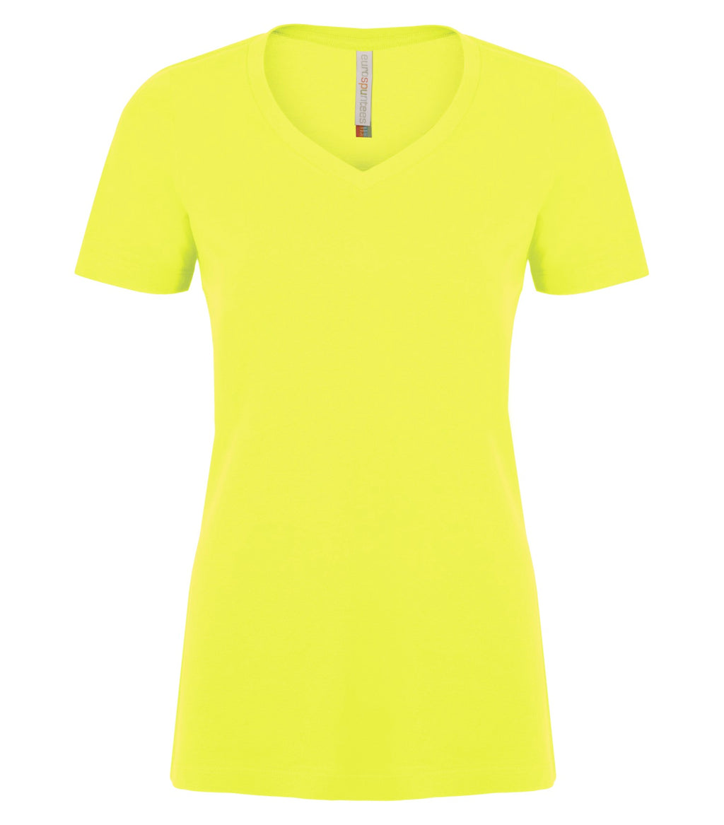 ATC™ EUROSPUN® RING SPUN V-NECK LADIES' TEE